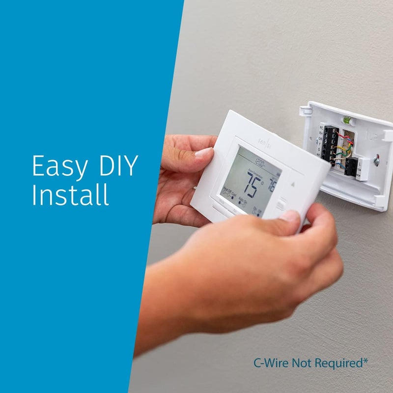 Emerson Sensi Smart Thermostat, 100 Years Of Expertise, Wi-Fi, Data Privacy, Programmable, Easy DIY Install, Works With Alexa, Energy Star Certified, Mobile App, ST55 - Image 4